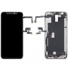 Дисплей для iPhone XS, чорний, з рамкою, Original (PRC), з верхнім шлейфом
