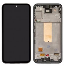 Дисплей для Samsung A546 Galaxy A54 5G, черный, с рамкой, High Copy original LCD size, (OLED)
