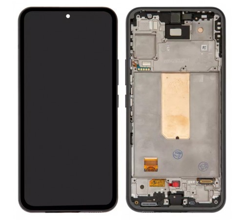Дисплей для Samsung A546 Galaxy A54 5G, черный, с рамкой, High Copy original LCD size, (OLED) Дисплей для Samsung A546 Galaxy A54 5G, черный, с рамкой, High Copy original LCD size, (OLED)