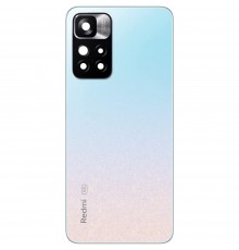 Задняя панель корпуса для Xiaomi Redmi Note 11 Pro Plus 5G, синяя (Star Blue) + стекло камеры