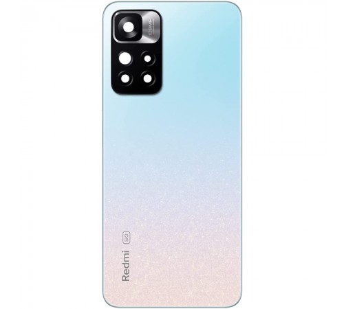 Задняя панель корпуса для Xiaomi Redmi Note 11 Pro Plus 5G, синяя (Star Blue) + стекло камеры Задняя панель корпуса для Xiaomi Redmi Note 11 Pro Plus 5G, синяя (Star Blue) + стекло камеры