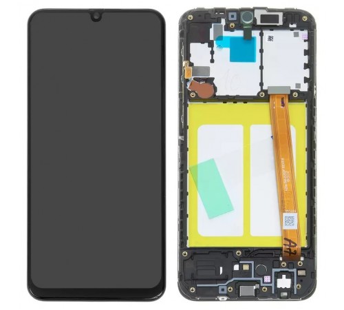 Дисплей для Samsung A202 Galaxy A20e, черный, с рамкой, Original (PRC)
