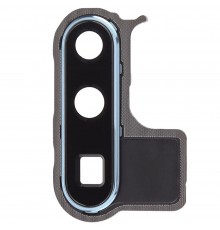 Стекло камеры для Huawei P30 Pro, синее (Aurora Blue), с рамкой