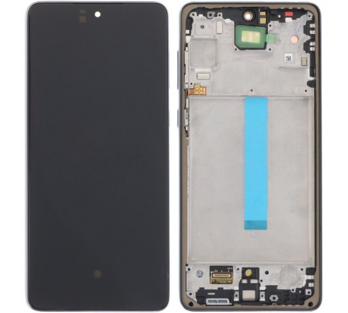 Дисплей для Samsung A736 Galaxy A73 5G, серый, с рамкой, High Copy (OLED)