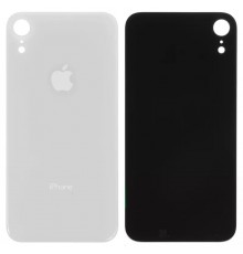 Задняя панель корпуса для iPhone XR, белая, нужно снять стекло камеры, small hole