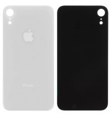 Задня панель корпусу для iPhone XR, біла, потрібно зняти скло камери, small hole