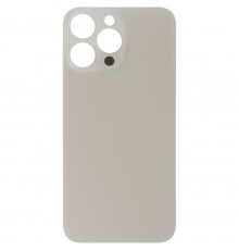 Задняя панель корпуса для iPhone 14 Pro Max, золотистая, не нужно снимать стекло камеры, Original (PRC), big hole