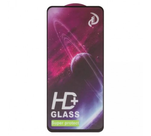 Захисне скло ASP для Realme C65 4G, C65 5G, сумісне з чохлом, Full Glue, чорний