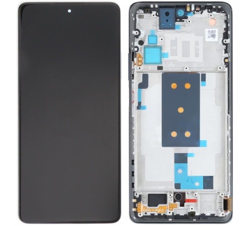 Дисплей для Xiaomi 11T, 11T Pro, серебристый (Moonlight White), с рамкой, Copy (TFT), 21081111RG, 2107113SG, 2107113SI, 2107113SR