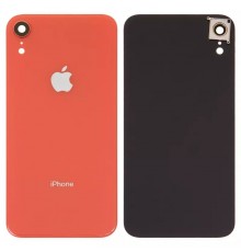 Задняя панель корпуса для iPhone XR, оранжевая + стекло камеры, small hole