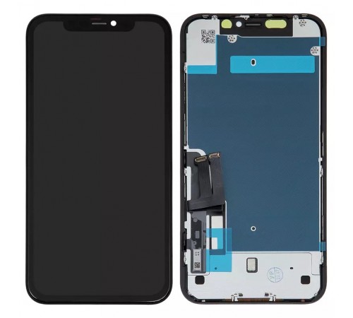 Дисплей для iPhone 11, черный, с рамкой, Copy, (TFT), imisu