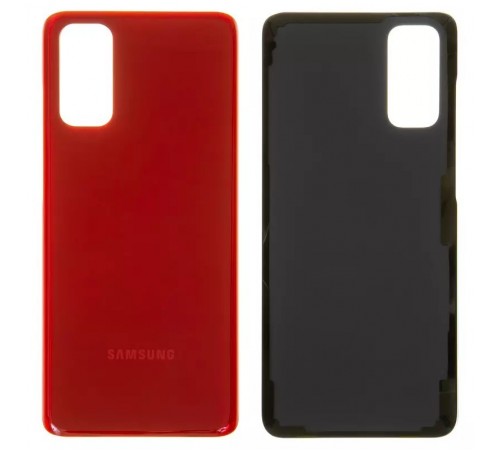 Задняя панель корпуса для Samsung G980 Galaxy S20, красная (Aura Red)