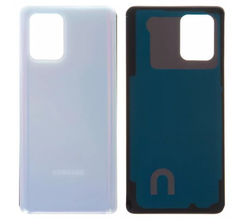 Задняя панель корпуса для Samsung G770 Galaxy S10 Lite, белая (Prism White) Задняя панель корпуса для Samsung G770 Galaxy S10 Lite, белая (Prism White)