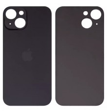 Задняя панель корпуса для iPhone 15, черная, не нужно снимать стекло камеры, High Copy big hole