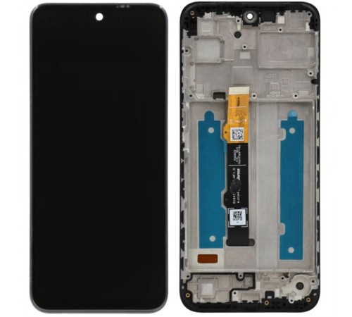 Дисплей для Motorola Moto G41 XT2167-2, чорний, з рамкою, Copy (TFT)