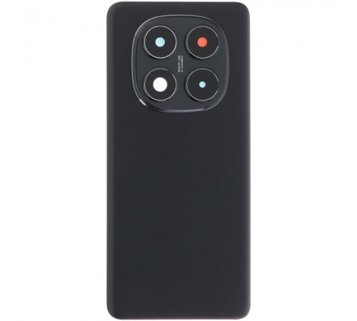 Задня панель корпусу для Xiaomi Redmi Note 14 Pro 5G, чорна (Midnight Black) + скло камери