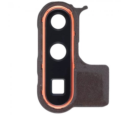 Скло камери для Huawei P30 Pro, червоне (Amber Sunrise), з рамкою