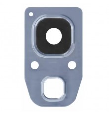 Скло камери для Samsung A320 Galaxy A3 2017, A520, A720, голубе, з рамкою