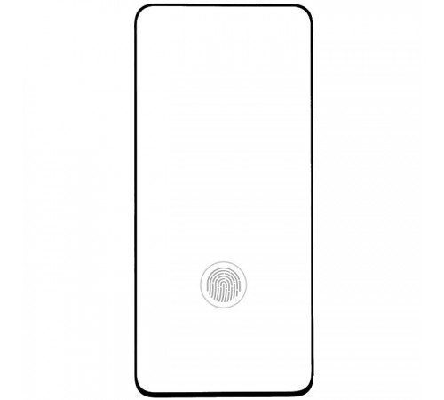 Захисне скло для Samsung G985 Galaxy S20 Plus, G986 Galaxy S20 Plus 5G, 9H, Full-Screen, Full Glue, (без упаковки), чорний