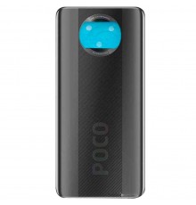 Задняя панель корпуса для Xiaomi Poco X3, серая (Shadow Grey), Copy