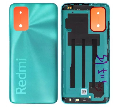 Задняя панель корпуса для Xiaomi Redmi 9T, зеленая (Ocean Green)