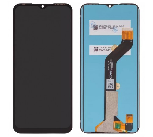 Дисплей для Tecno Spark 8, черный, без рамки, Сopy, KG6, KG6k Дисплей для Tecno Spark 8, черный, без рамки, Сopy, KG6, KG6k