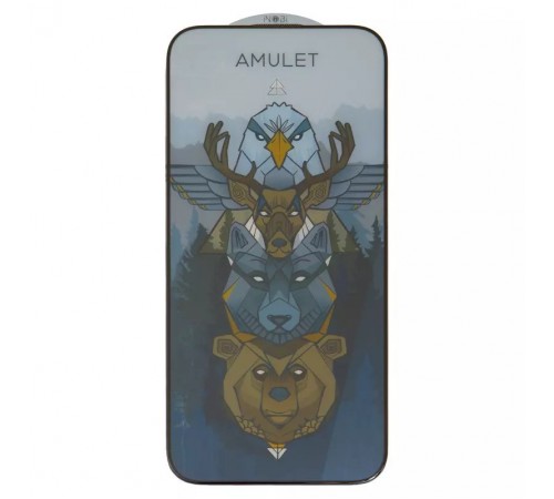 Защитное стекло iNobi Amulet для Apple iPhone 16 Pro Max, Full Glue, Anti-Static, черный