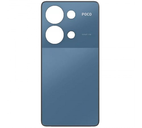 Задняя панель корпуса для Xiaomi Poco M6 Pro 4G, синяя