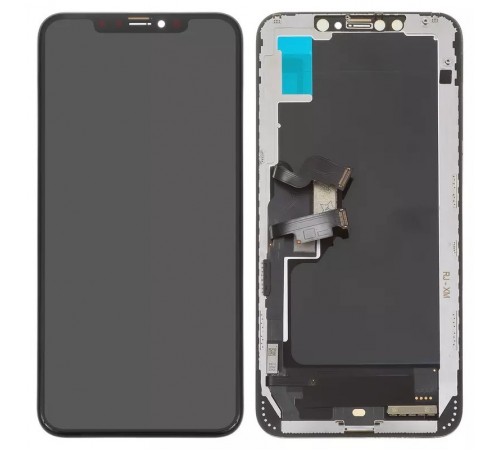 Дисплей для iPhone XS Max, чорний, з рамкою, Copy, Tianma, (TFT)