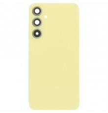 Задняя панель корпуса для Samsung A356 Galaxy A35 5G, желтая (Lemon), Copy + стекло камеры