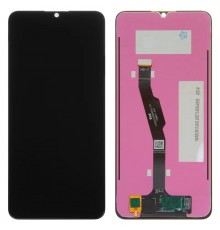 Дисплей для Huawei Honor 9A, Y6p, чорний, без рамки, Оригінал (переклеєно скло), MOA-LX9N/MED-LX9/MED-LX9N