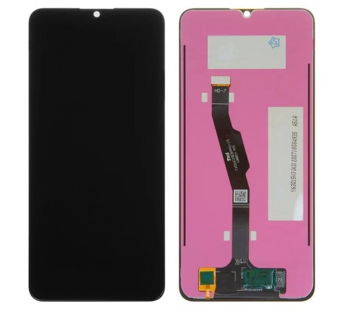 Дисплей для Huawei Honor 9A, Y6p, чорний, без рамки, Оригінал (переклеєно скло), MOA-LX9N/MED-LX9/MED-LX9N