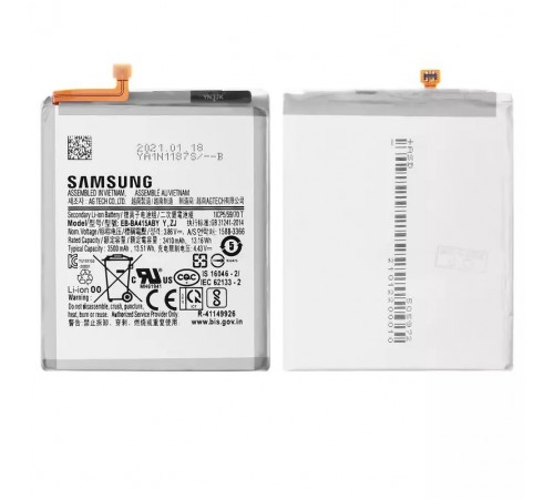 Акумулятор EB-BA415ABY для Samsung A415 Galaxy A41, Li-ion, 3,86 В, 3500 мАг, Original (PRC)