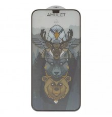 Захисне скло iNobi Amulet для Apple iPhone 12, iPhone 12 Pro, Full Glue, Anti-Static, чорне 