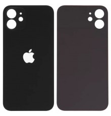 Задняя панель корпуса для iPhone 12, черная, не нужно снимать стекло камеры, big hole