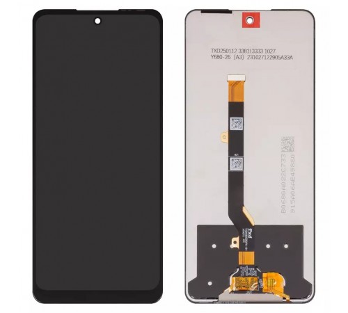 Дисплей для Infinix Zero 5G (X6815), чорний, без рамки, High Copy, FPC6805-4