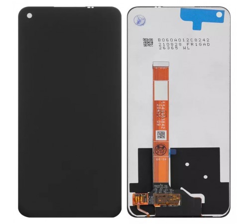 Дисплей для OnePlus Nord N10 5G, без рамки, черный, Оригинал (переклеено стекло)