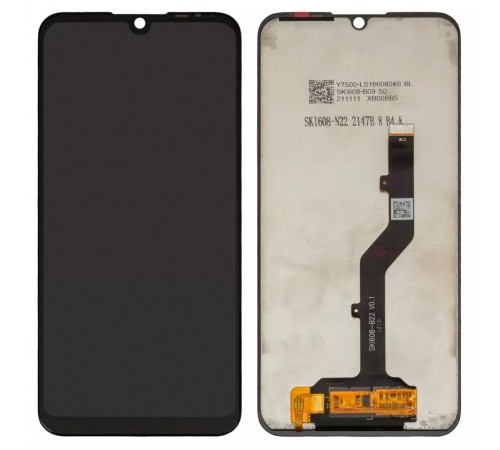 Дисплей для ZTE Blade A51 Lite, чорний, без рамки, Original (PRC), Self-welded OEM