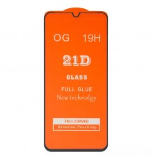 Защитное стекло для Samsung A145 Galaxy A14, A146 Galaxy A14 5G, A226 Galaxy A22 5G, совместимо с чехлом, Full Glue, (без упаковки), черный
