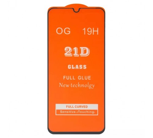 Защитное стекло для Samsung A145 Galaxy A14, A146 Galaxy A14 5G, A226 Galaxy A22 5G, совместимо с чехлом, Full Glue, (без упаковки), черный