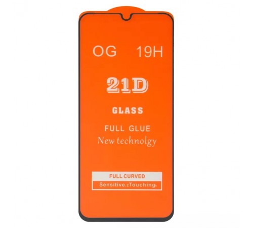 Захисне скло для Samsung A145 Galaxy A14, A146 Galaxy A14 5G, A226 Galaxy A22 5G, сумісне з чохлом, Full Glue, (без упаковки), чорний