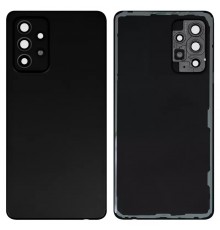 Задняя панель корпуса для Samsung A528 Galaxy A52s 5G, черная + стекло камеры