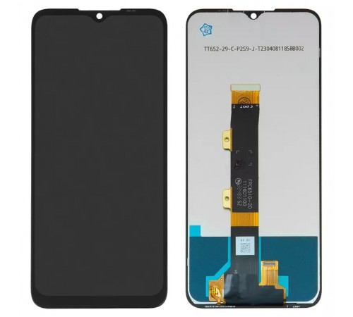 Дисплей для Motorola Moto G53 XT2335, черный, без рамки, High Copy