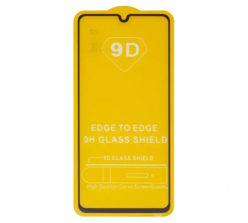 Захисне скло для Samsung A415 Galaxy A41, сумісне з чохлом, Full Glue, (без упаковки), чорний