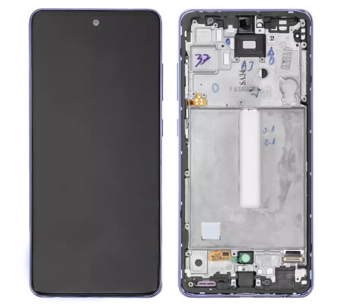 Дисплей для Samsung A525 Galaxy A52, A526 Galaxy A52 5G, фиолетовый, с рамкой, Original, сервисная упаковка, #GH82-25524C Дисплей для Samsung A525 Galaxy A52, A526 Galaxy A52 5G, фиолетовый, с рамкой, Original, сервисная упаковка, #GH82-25524C