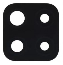 Скло камери для Samsung M225 Galaxy M22, чорне, без рамки