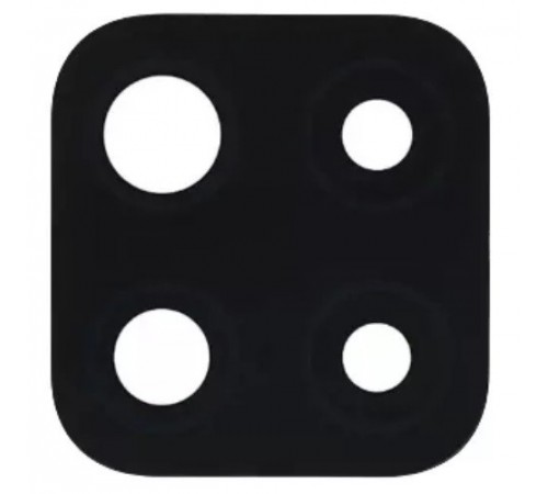 Скло камери для Samsung M225 Galaxy M22, чорне, без рамки