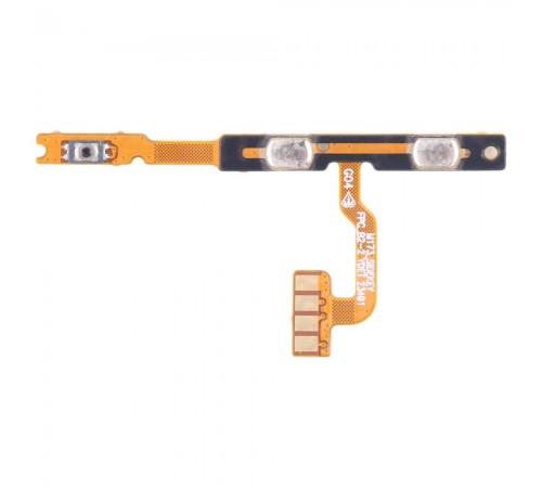 Шлейф для Motorola Moto E14, Moto G04, Moto G04s, кнопки включения, кнопок громкости звука, Original (PRC)