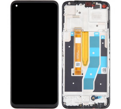 Дисплей для Realme 9 5G, 9 Pro, чорний, з рамкою, High Copy