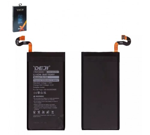 Акумулятор Deji EB-BG950ABE/EB-BG950ABA для Samsung G950 Galaxy S8, G950F Galaxy S8, G950FD Galaxy S8, Li-ion, 3,85 В, 3220 мАг